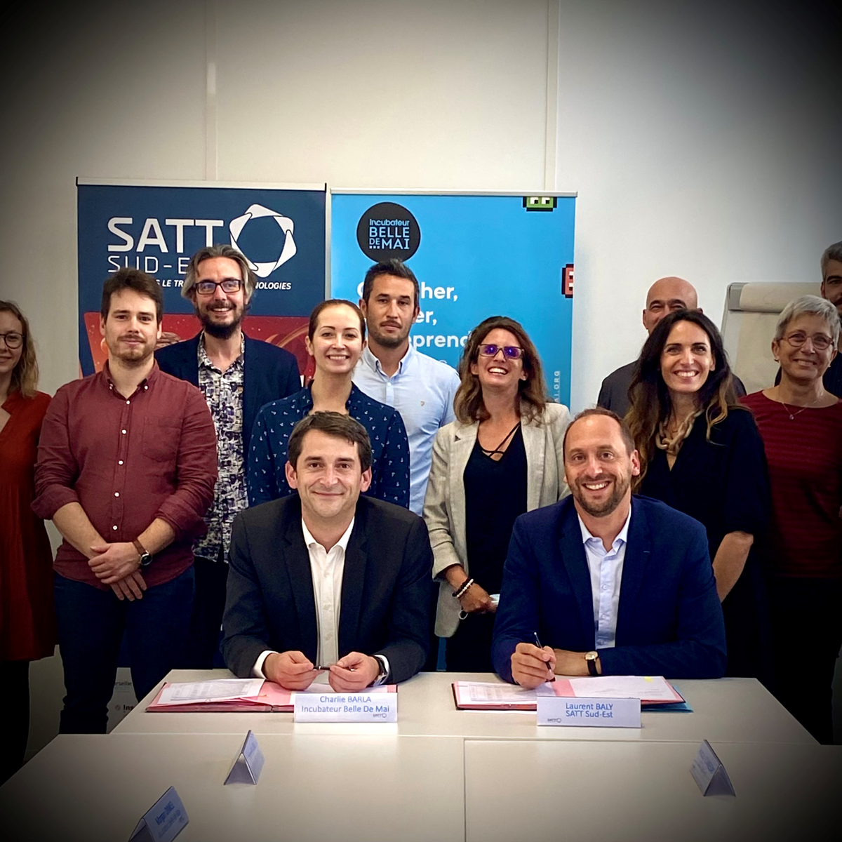 Convention Incubateur Belle de Mai & SATT Sud-Est le 22 octobre 2021