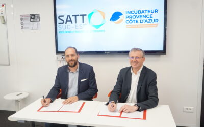 Renouvellement du partenariat entre l’Incubateur Provence Côte d’Azur et la SATT Sud-Est